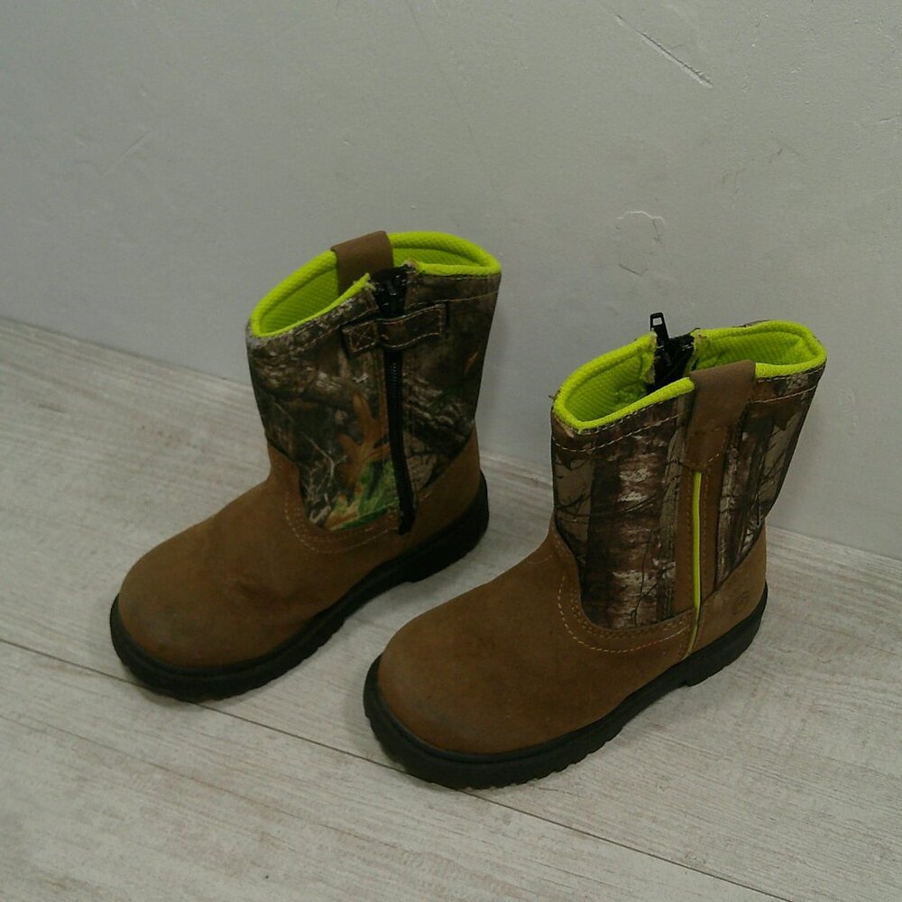 Magellan Outdoors Toddlers' Boone Realtree Edge Camouflage Boots Size 10 D - Picture 8 of 9